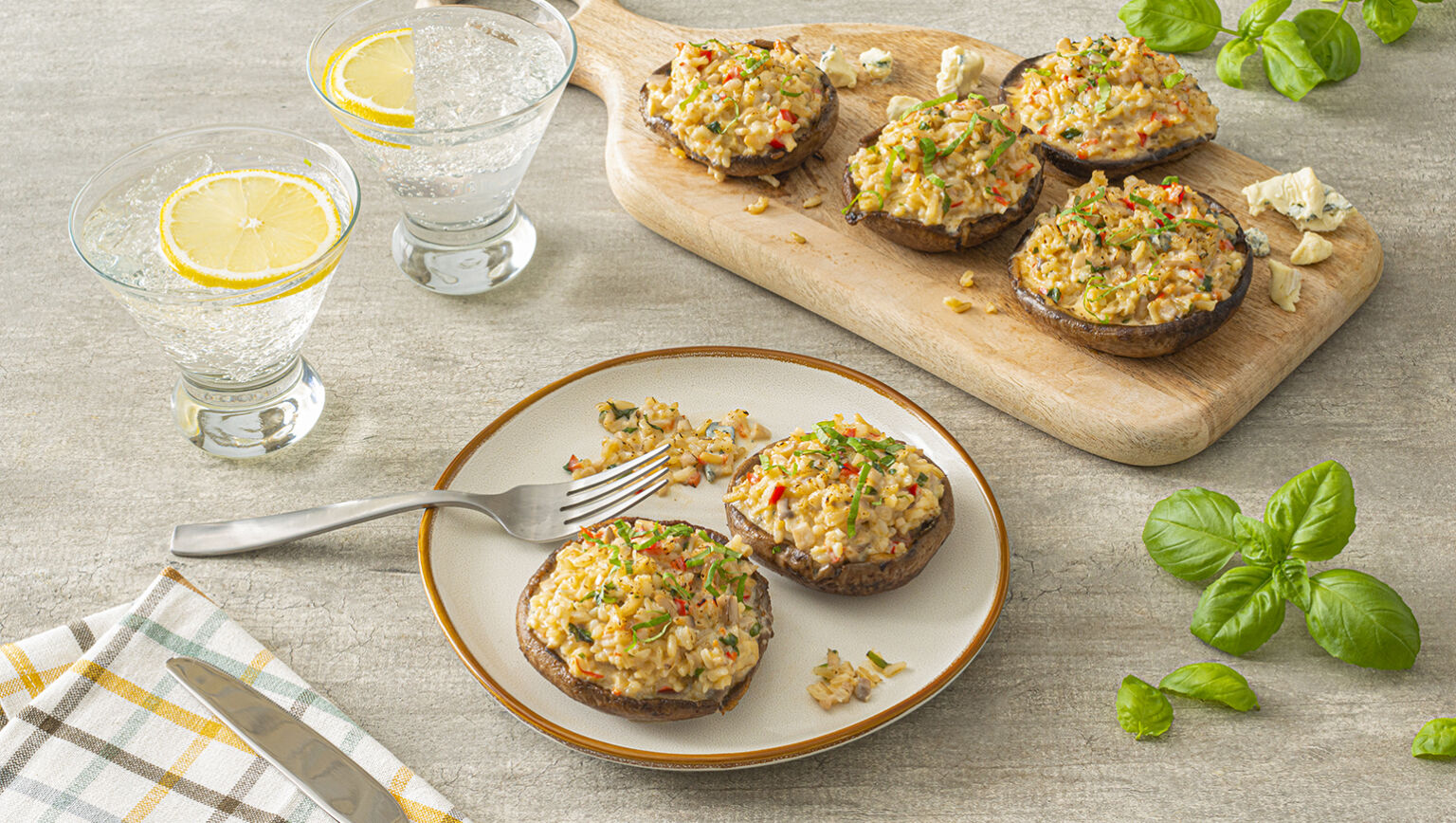 Blue Cheese Stuffed Mushrooms