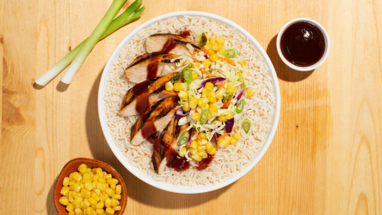 BBQ Chicken Rice Bowl Recipe