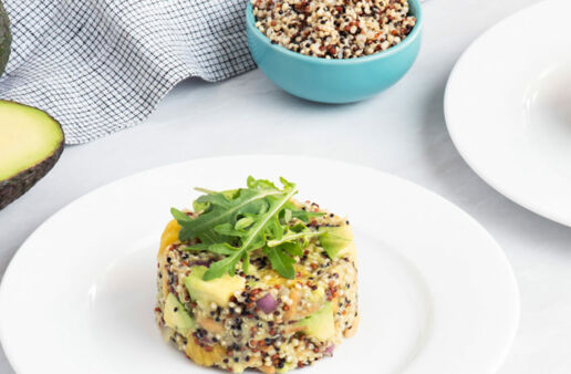 Quinoa Avocado and Citrus Salad with Tri-Color Quinoa