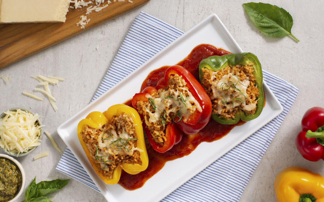 Pre-Cooked Microwave Stuffed Peppers Recipe