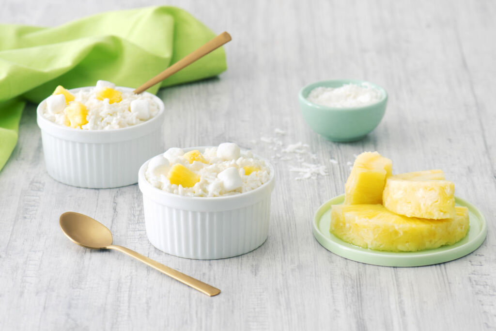 Polynesian Rice Dessert recipe with white rice and marshmallows