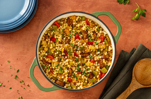 pastalaya pasta jambalaya with pearl couscous