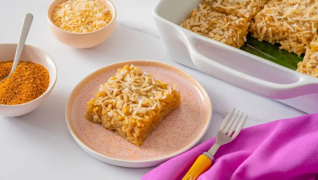 biko filipino sticky rice cake